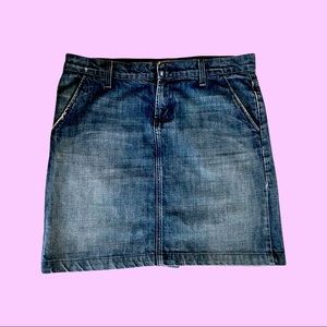 James Jeans Denim Miniskirt